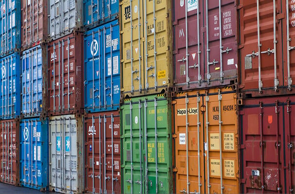 Colorful Shipping Containers