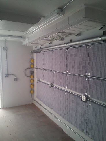 shipping container motor control center enclosure