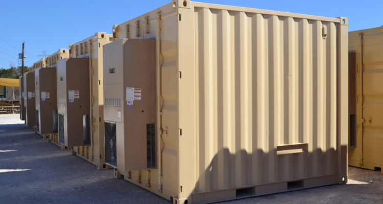 RTU shipping container enclosures ready for use along pipelines. RTU shipping container enclosures ready for use along pipelines.