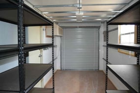 Shelving box with Roll Up Door