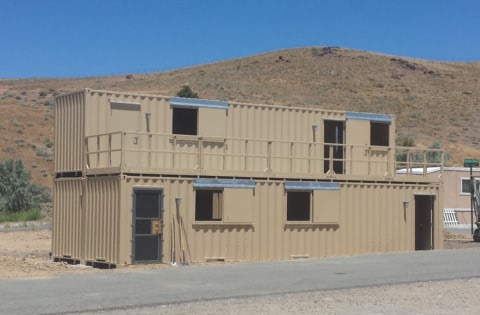 First phase of the Reno shipping container training facility