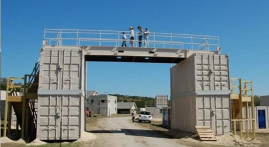 Bridge built for U.S. military in first responder training facility. Bridge built for U.S. military in first responder training facility.