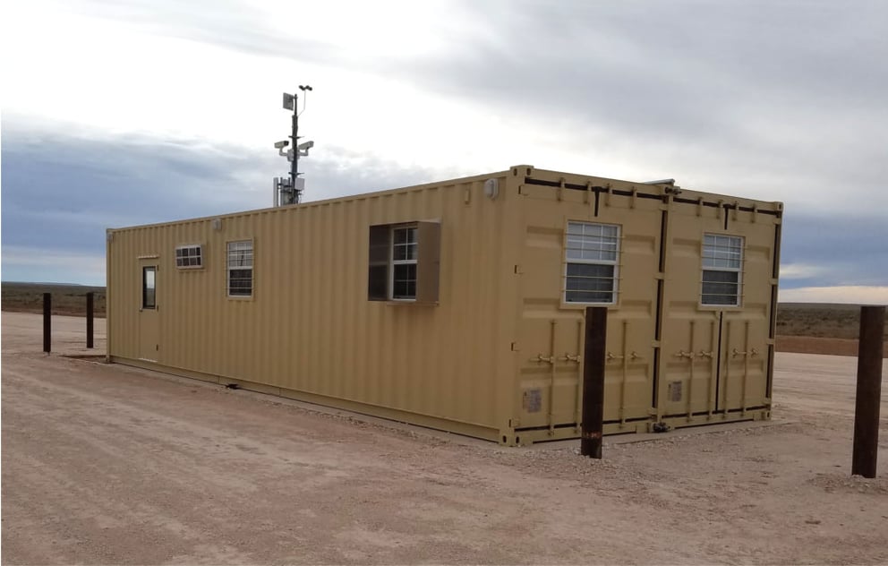 Double-Wide Shipping Container Office | 16-foot Office