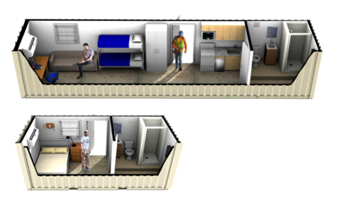 Iso Container Housing Portable Units For Business And Government Living Container
