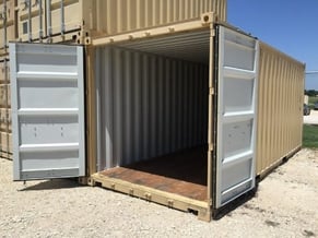 20ft Container with open cargo doors