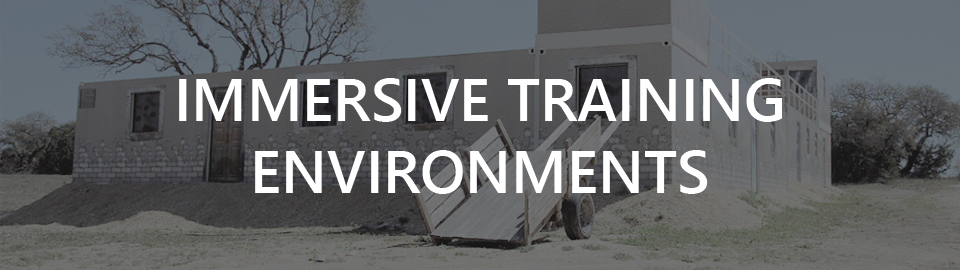 Banner for military mout village case study: immersive training environments Banner for military mout village case study: immersive training environments