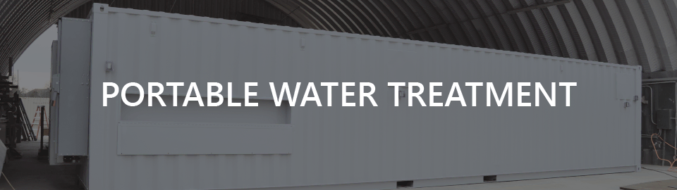 Banner for case study on conex water treatment equipment enclosure. Banner for case study on conex water treatment equipment enclosure.