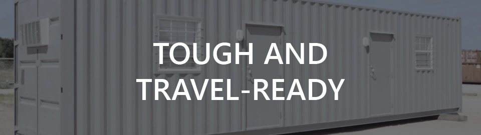 Banner for Shipping Container Man Camps: Tough and travel ready Banner for Shipping Container Man Camps: Tough and travel ready