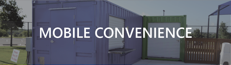 Banner for mobile security booths and ticket booths. Banner for mobile security booths and ticket booths.
