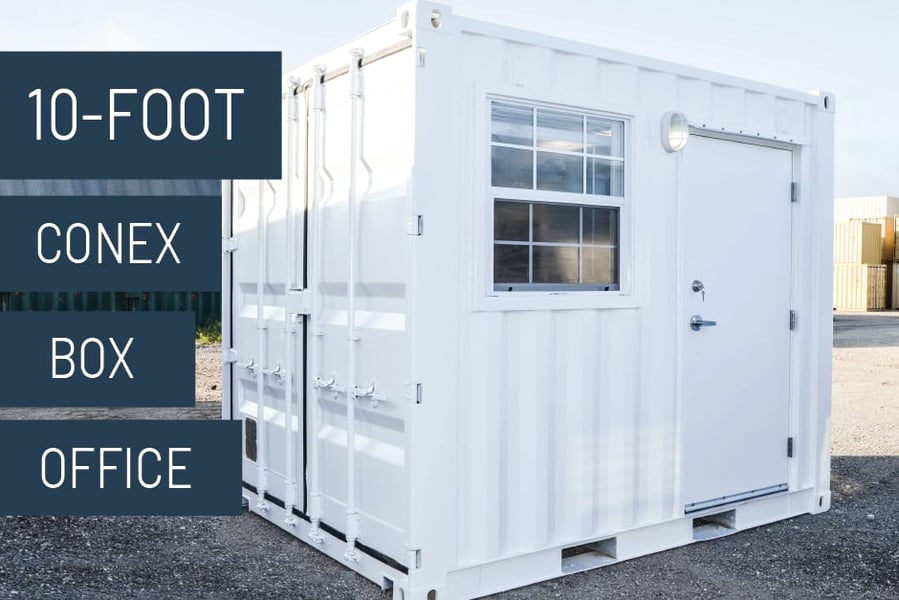 Small Office Big Benefits A 10Foot Conex Box as a Workspace