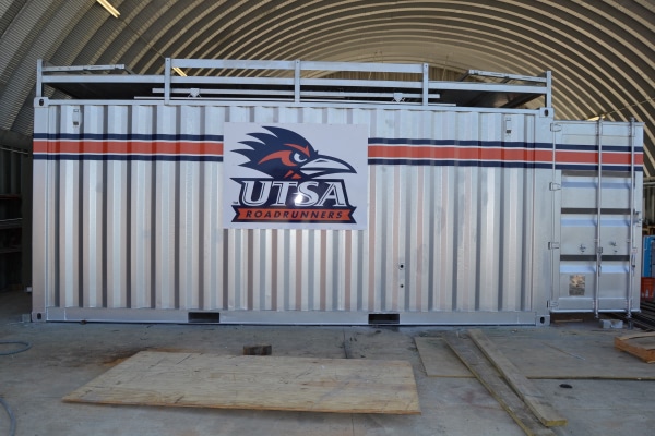 Back Display Tailgate Shipping Container