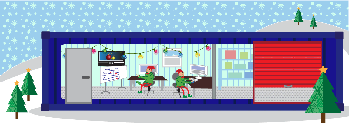 Elf Duo Shipping Container Office