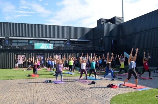 Falcon Structures Fortress Obetz Interior Yoga Class