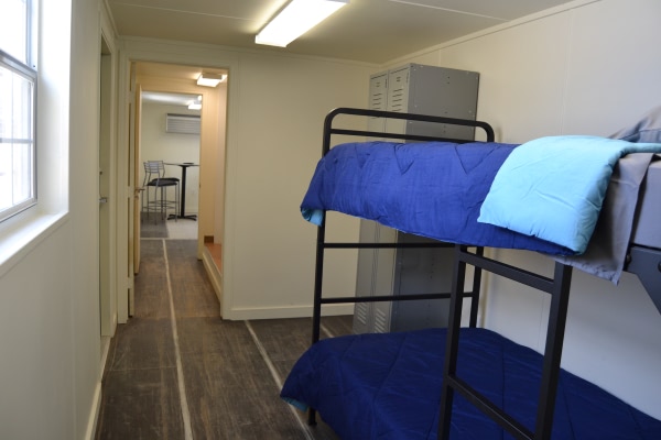 Shipping Container Jack and Jill Bedroom