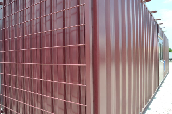 Shipping Container Mobile Greenhouse Side View