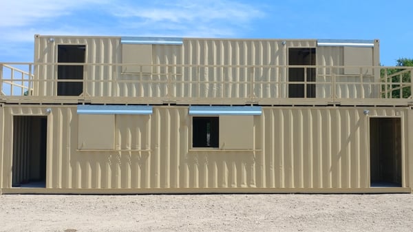 Shipping Container Sliding Shuttered Window