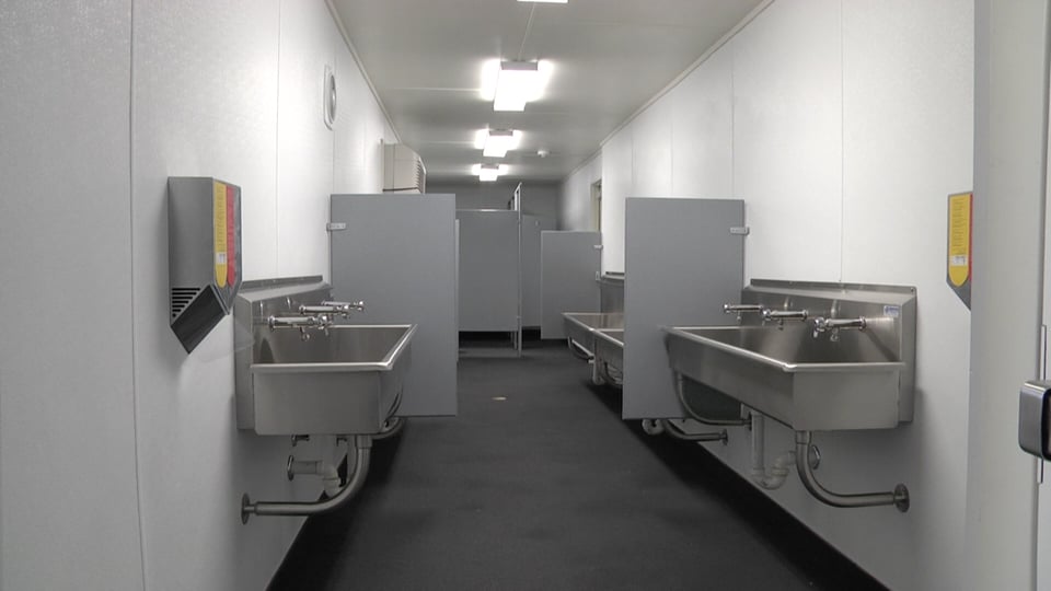 Shipping Container Bathrooms and Locker Rooms Falcon Structures