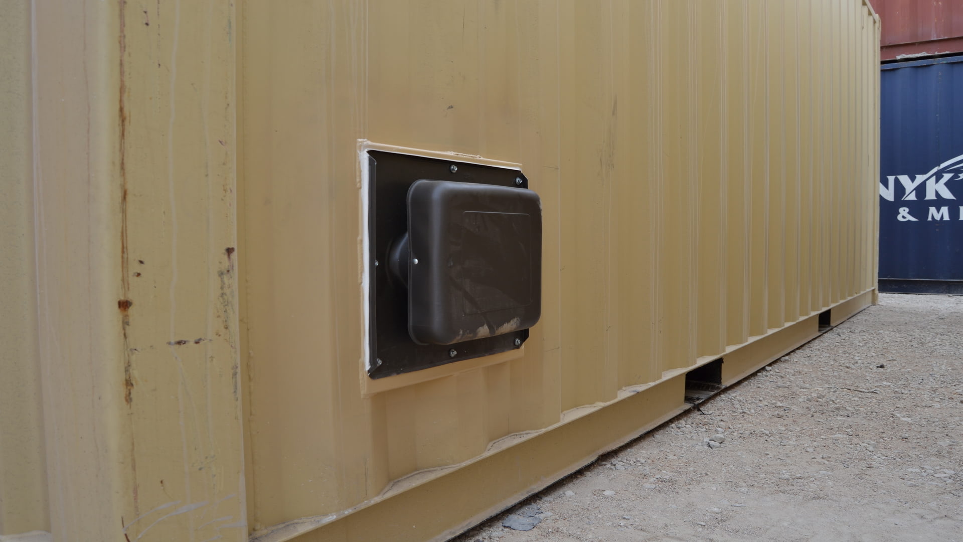 Vented Shipping Containers for Storage Falcon Structures