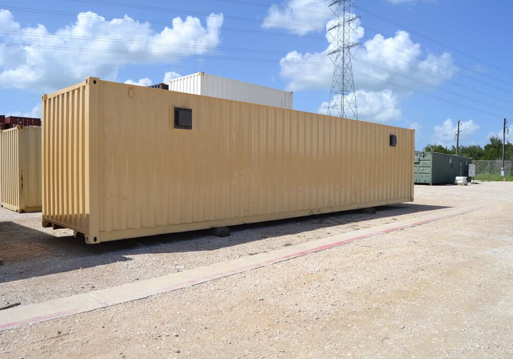 Vented Shipping Containers for Storage Falcon Structures