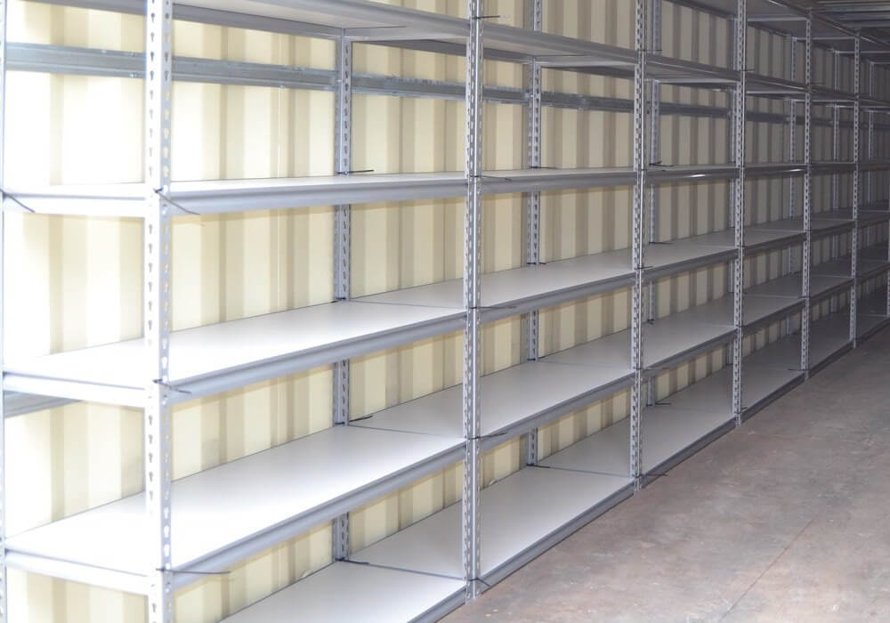 Storage Container with Shelving 20ft &amp; 40ft Falcon 