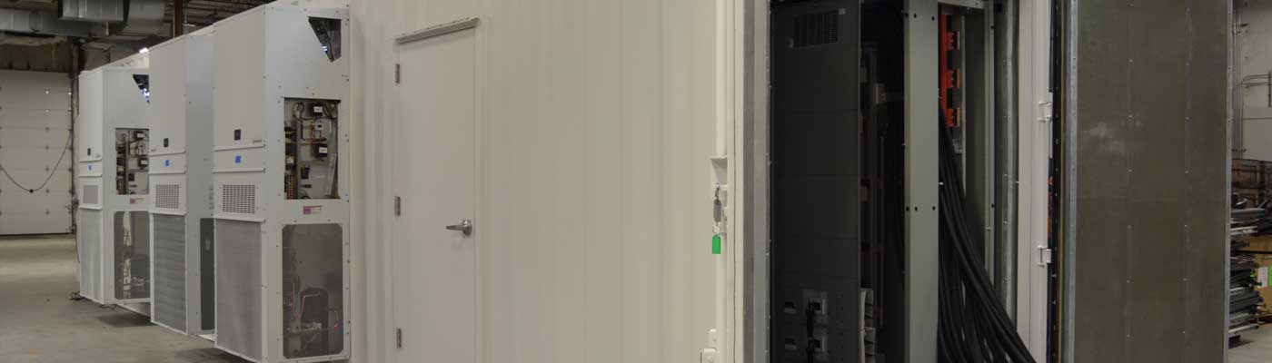 UPS equipment enclosure container
