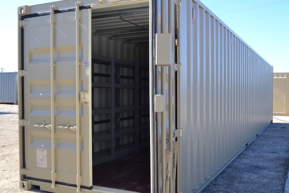 Construction Site Container for Tool Storage