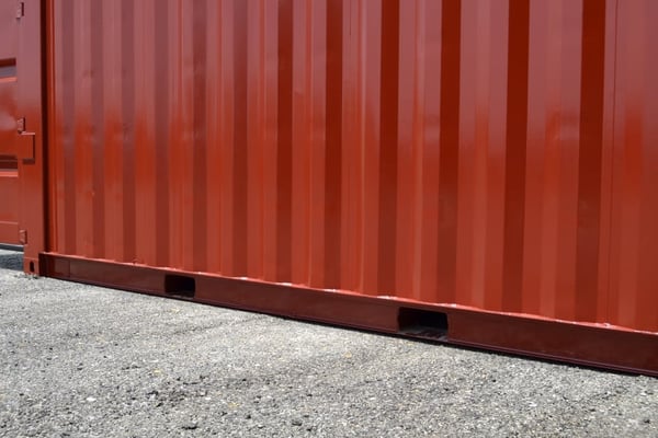 Shipping Container Forklift Pockets