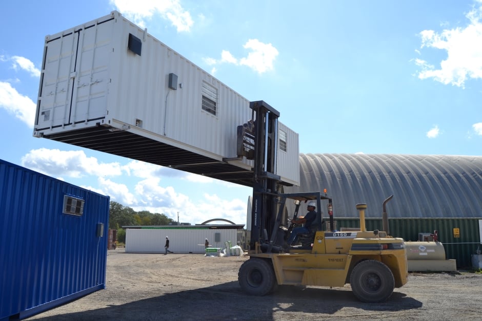 Shipping Container Site Preparation