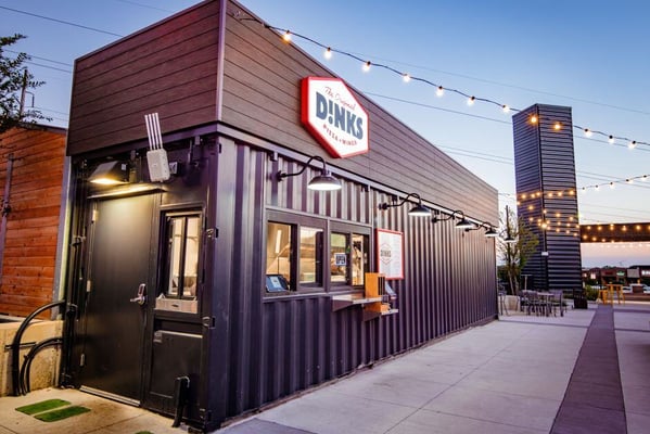 modified shipping container retail kitchen