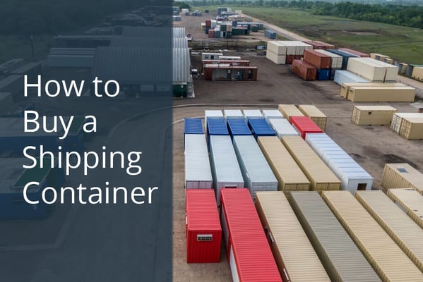 How to Buy a Shipping Container