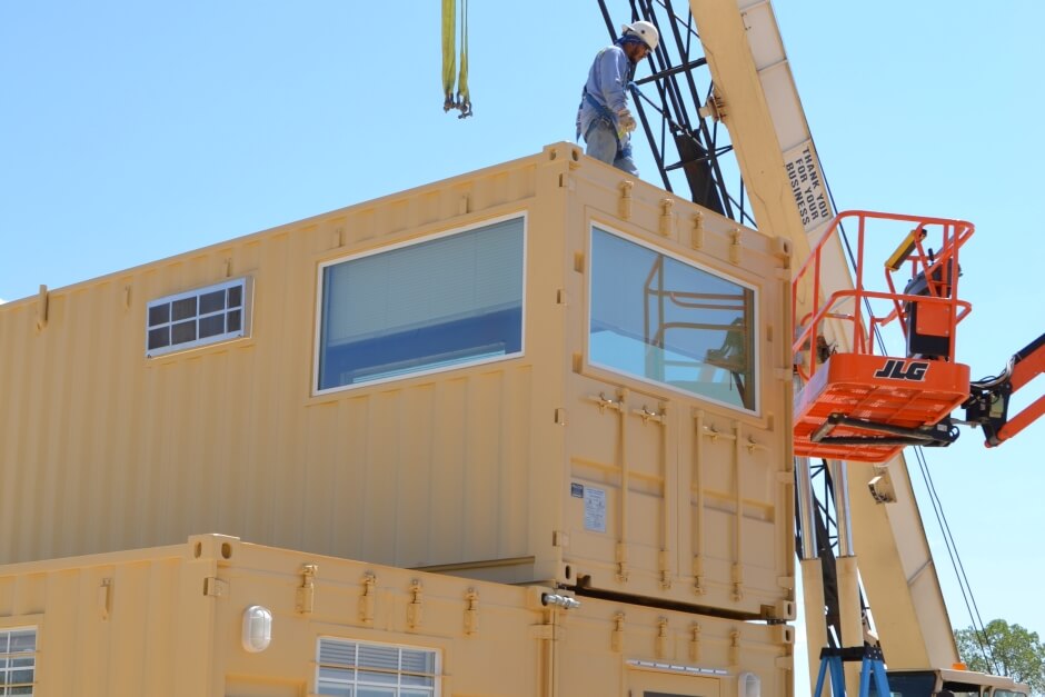 sustainable modular construction using shipping containers