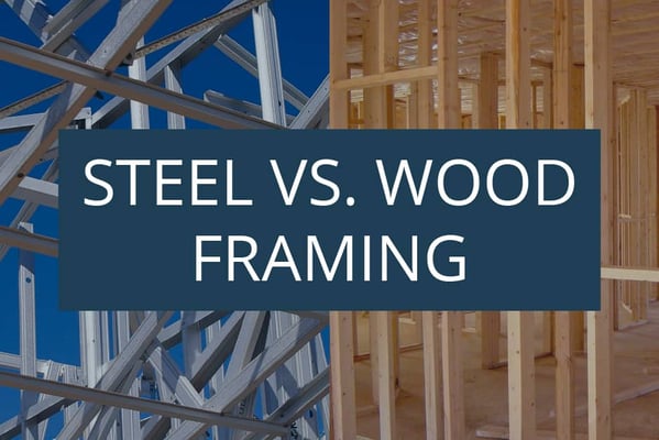 steel and wood building frame structures