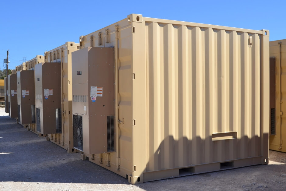 10 foot shipping container RTU monitoring units