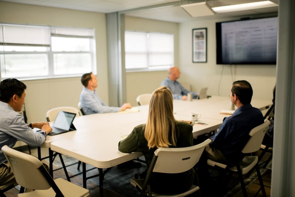 Office team meeting