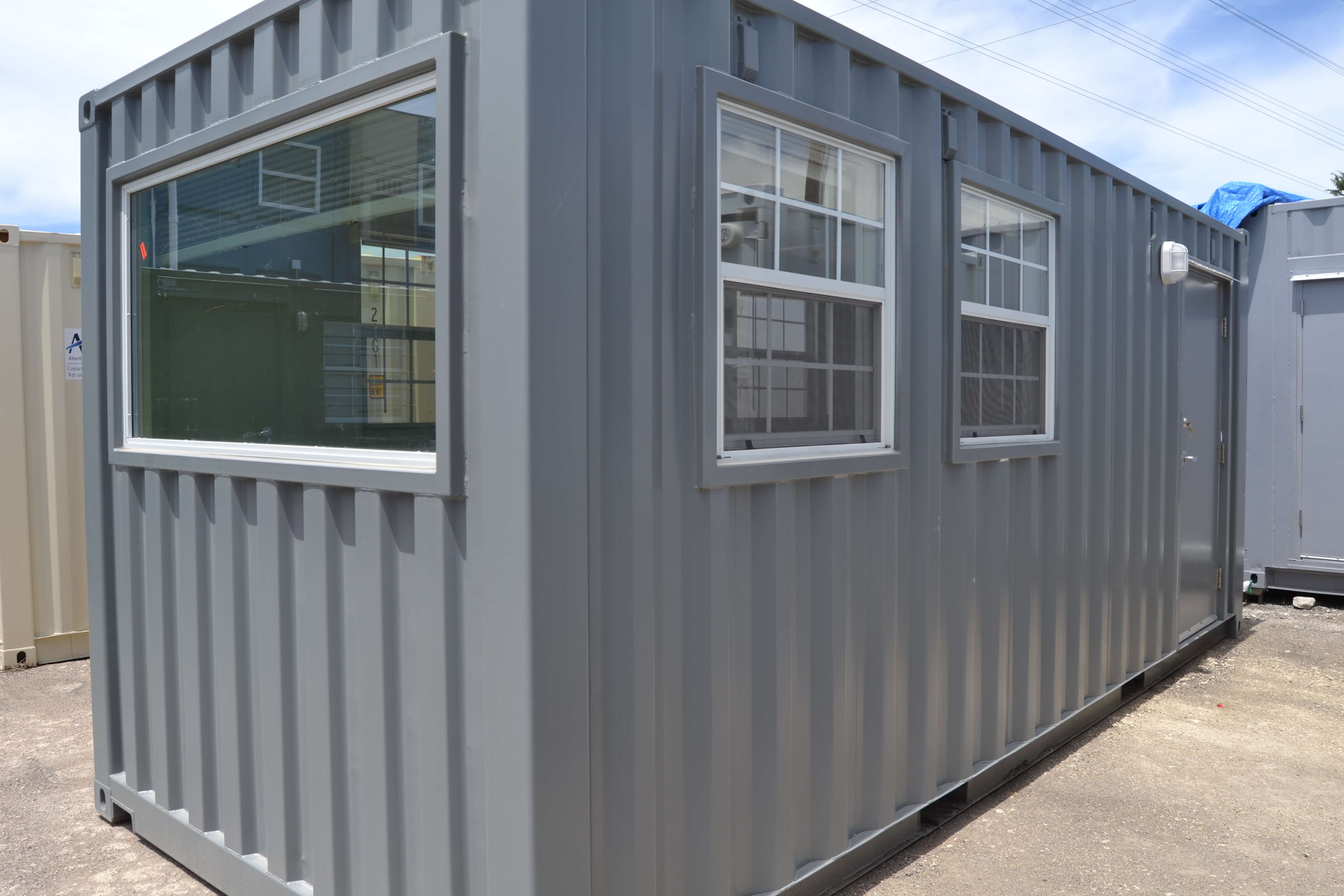 LA County Fire Dept. shipping container Observation Office