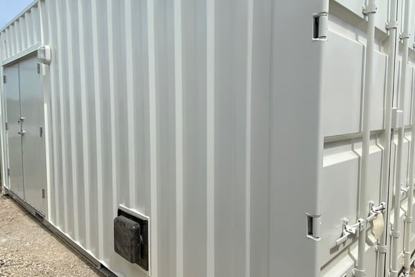 shipping container MCC enclosure