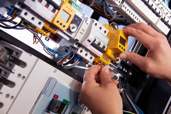 motor control center wires and equipment