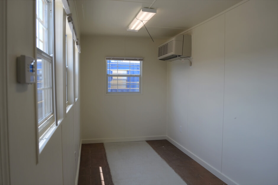 container office storage combo workspace interior