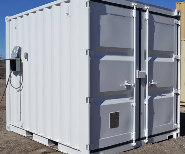 10-foot shipping container motor control center enclosure