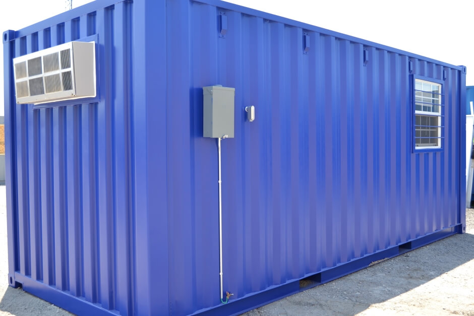 WL Bass Construction Portable shipping container Construction Office