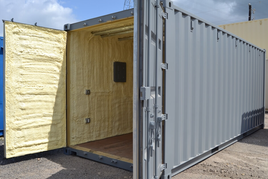 construction resource management shipping container tool storage