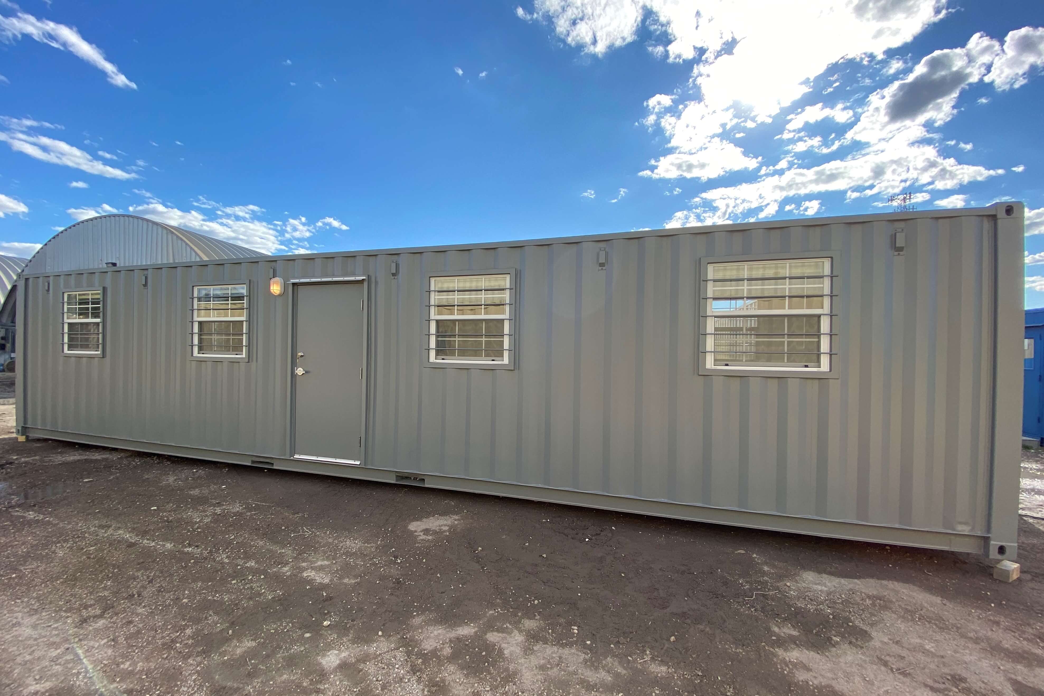 modified shipping container construction office