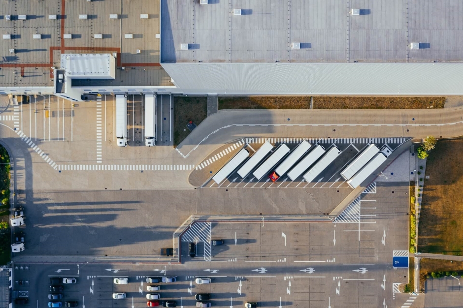 exterior of a industrial construction facility