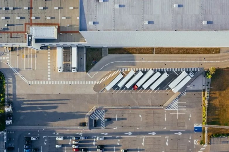 exterior of a industrial construction facility