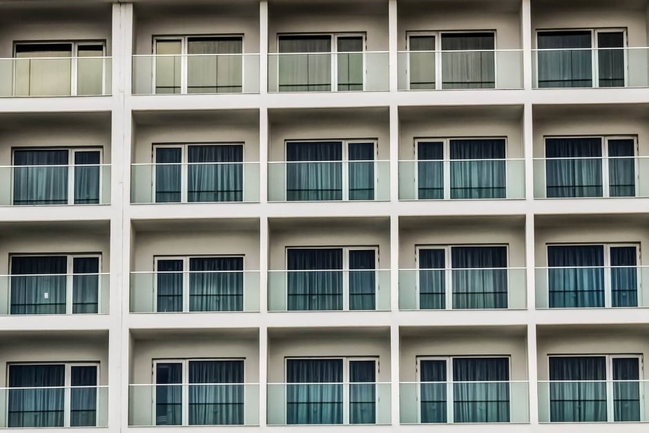 hotel room patios exterior