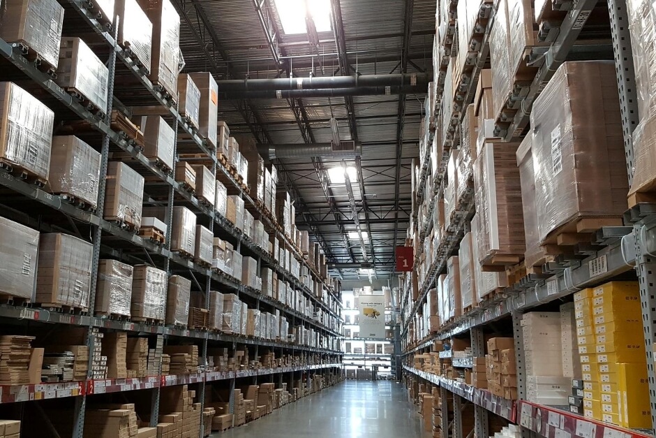 warehouse inventory storage