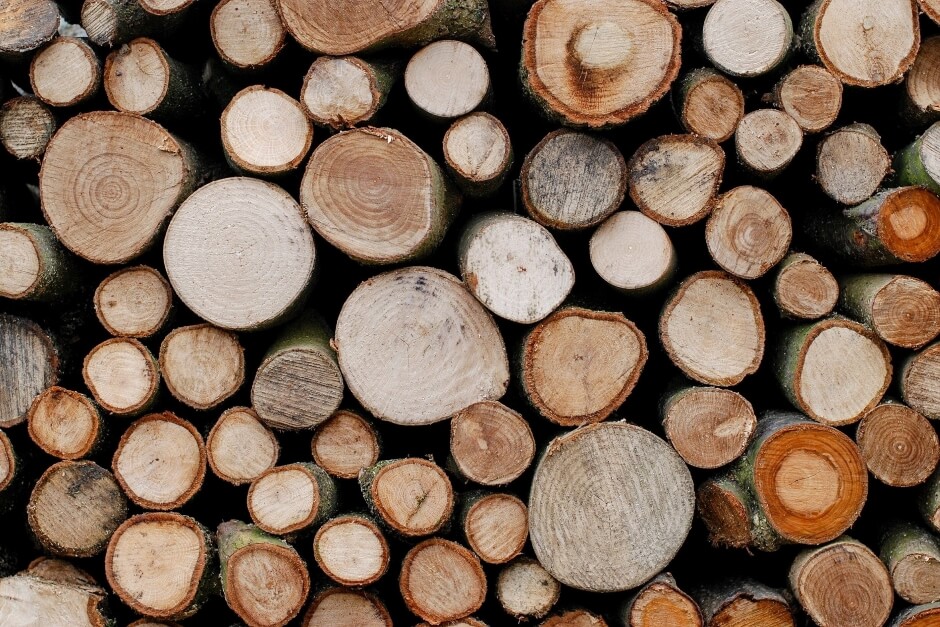 wood in a stack