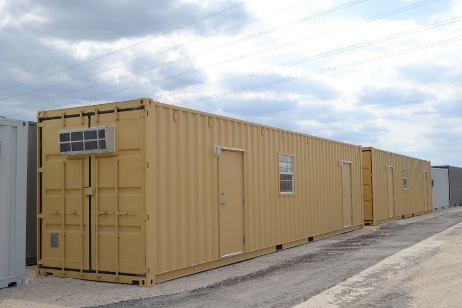 reused shipping containers office and workspace