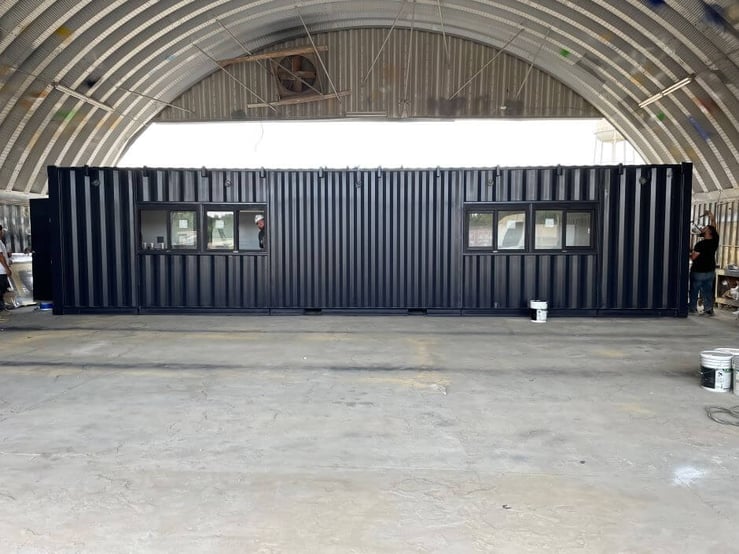SERV container painted