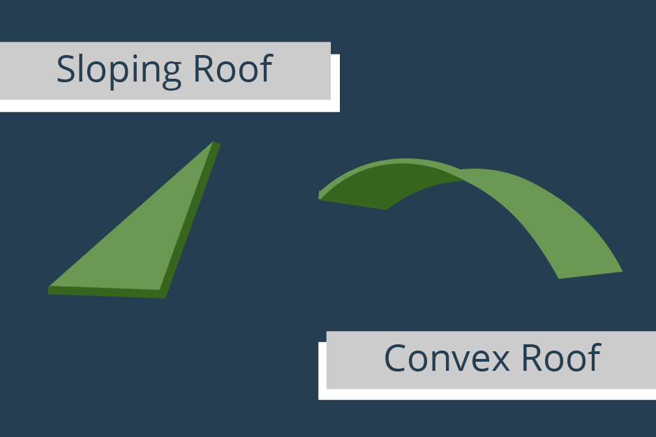 sloping-roof-vs-convex-roof